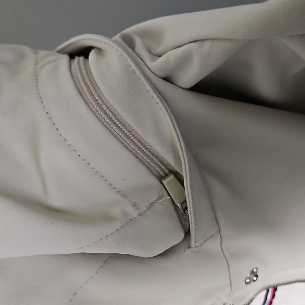 Tommy Hilfiger Trench Rain Coat Removable Hood Tan XL - Picture 10 of 11